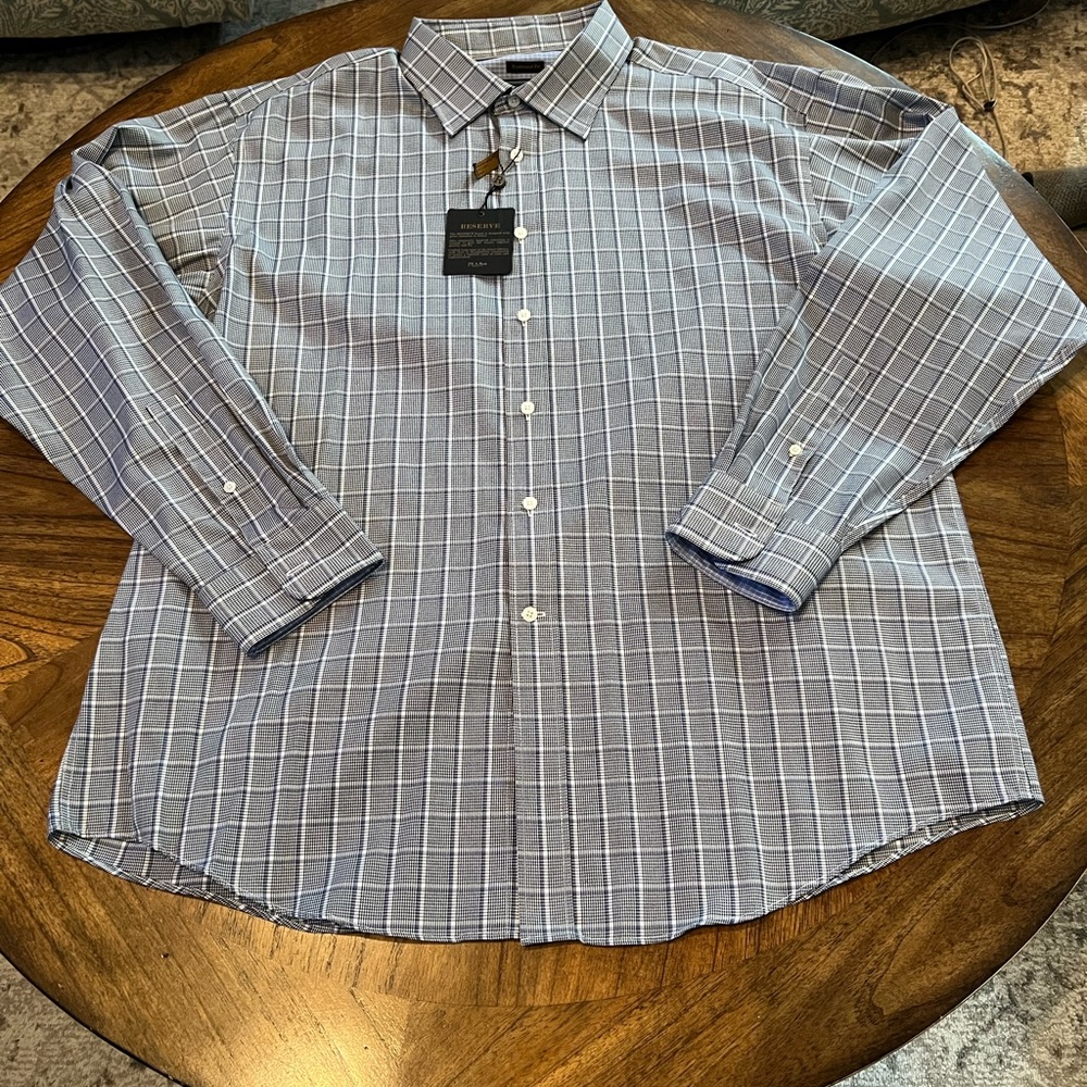 Jos. A. Bank Reserve Men's Plaid Button Down Shirt